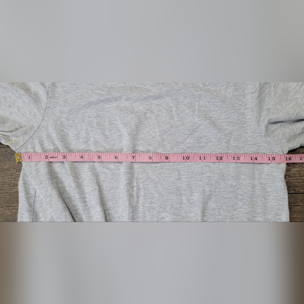 Lilly Pulitzer Maci Twist Front Top Women's S Grey 3/4 Sleeve Pima Cotton Stretc - Picture 10 of 13